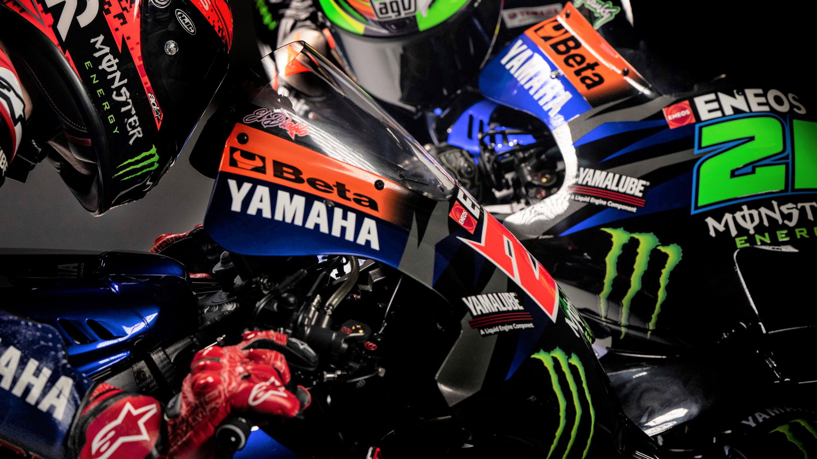 Grey camouflage on 2023 Yamaha MotoGP livery for Quartararo and Morbidelli 